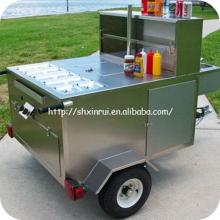 Mobile Hot Dog Cart & Stand with Sun Umbrella for Sale XR-HD120 A