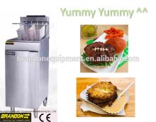CE approval KFC chicken fryer deep fat gas fryer with 21 liters oil capacity