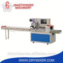 Horizontal chewing gum wrapping machine