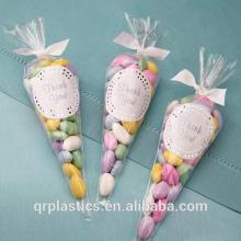 wholesale  custom  printed cellophane wedding  candy  packing bag