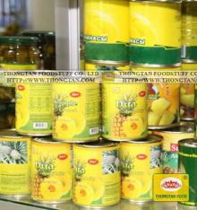 Canned pineapple supplied by Thongtan Food from Vietnam