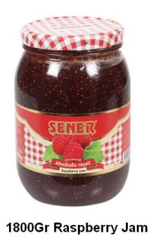SENER RASPBERRY JAM 1800Gram GLASS JAR