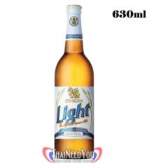 Singha Light Beer Glass Bottle 630ml Smooth Thailand Beer