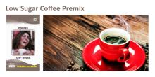 Instant Low Sugar Coffee Powder