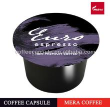 Mera coffee capsules from coffee roaster machine