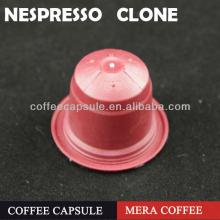 Mera excellent taste espresso capsule coffee for drinking