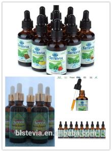 Stevia liquid with cinnamon flavour