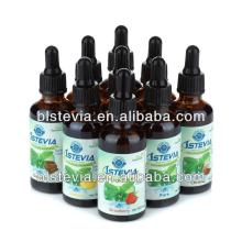 Chewing gum sweetner- liquid   flavored   stevia 