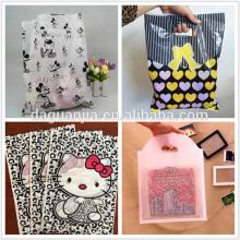 Customized design corn starch die cut bags