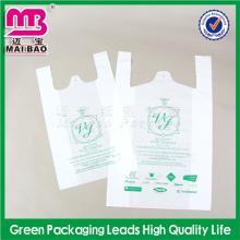 modern design corn starch t shirt bag
