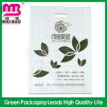Hot Sale Customized eco friendly biodegradable material raw corn  starch  plastic bag for  clothes 
