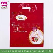 Guangzhou factory sale 100% biodegradable corn starch die cut custom plastic bags