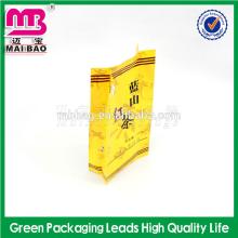 compound material poly tea bag with side gusset