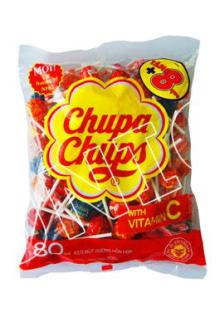 Chupa chups Lollipops Mixed Flavour With Vitamin C 800g 80pcs