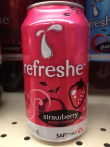 Refreshe Soft Drinks - Strawberry- 9 Flavors - Cola, Mountain Breeze, Lemon Lime, Root Beer, Orange,