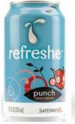Refreshe Soft Drinks - Punch - 9 Flavors - Cola, Mountain Breeze, Lemon Lime, Root Beer, Orange, Gra