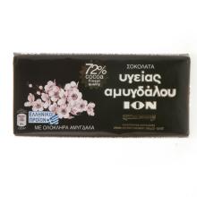 ION YGEIAS CHOCOLATE 72% COCOA WITH ALMOND