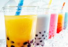 drinking powder bubble tea