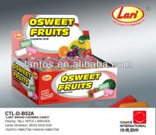 19g Chewing Gum mixed fruit flavor