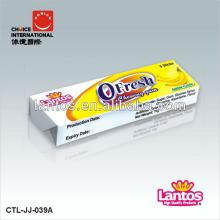 LANTOS brand 14g banana  color ful multi-flavor chewing gum