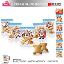 LANTOS 18G  BEAR   SHAPED  BISCUIT WITH SANTA CLAUSE PACKAGE
