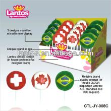 Lantos brand 35g round shape lollipop CANDY