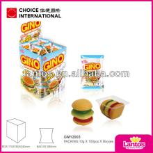 LANTOS 10g halal mini burger gummy candy