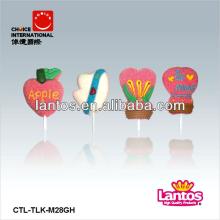 28g halal marshmallow lollipop heart shape