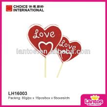 LANTOS BRAND 80G HEART LOLLIPOP CANDY