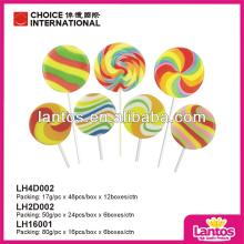 LANTOS Brand 17g Colorful Big Round Lollipop