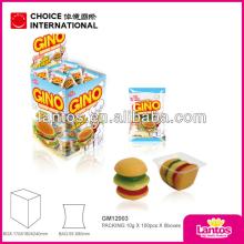 LANTOS brand 10g halal mini burger gummy candy