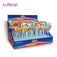 LARI BRAND 15g colorful swirl hard lollipop