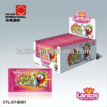 LANTOS BRAND 5g strawberry Popping Bubble Gum