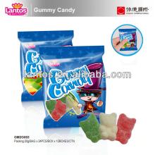 LANTOS brand 20g sugar coated  gummy   bear   candy 