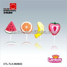 LANTOS 28G FRUIT SHAPED MARSHMALLOW LOLLIPOP