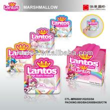 LANTOS 80G LOVE STORY COLOR FISH GELATIN ROUND MARSHMALLOW
