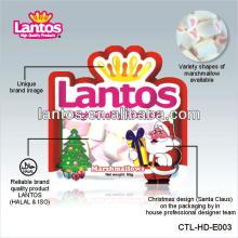 LANTOS BRAND 80g halal heart shape marshmallow