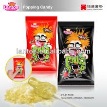 LANTOS BRAND 10G THUMB STRAWBERRY POPPING CANDY WITH LOLLIPOP