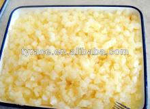 canned pear dice in water