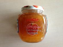 Variety of  syrup s with pulp /  apple   syrup  with pulp