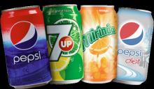 Pepsi, 7up, Diet Pepsi, Mirinda