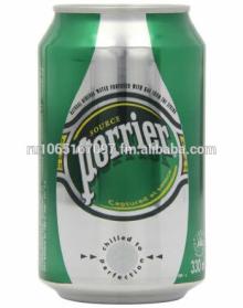 Perrier Water  Can . Case Size 24 x 330 ml  Can s