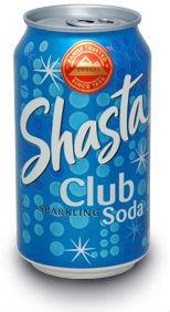 SHASTA Club soda