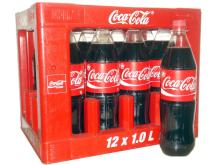 C-o-ca....... Cola Tray 12 X 1 Lt. Pet Bottles