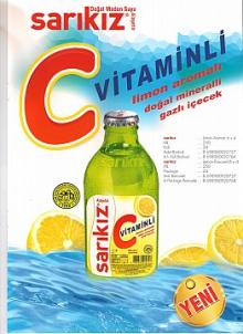 Lemon Flavored Mineral Water with C Vitamin