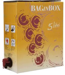  ITALIAN   WHITE   WINE  IN BAG IN BOX OF 5 LITRES
