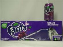  FANTA  ...... SODA  .....GRAPE 12 ......PACK 12 OZ CANS