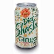 Shasta Diet Ginger Ale Soda