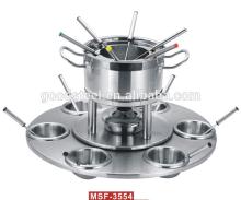 high quality stainless steel fondue chocolate maker bowl