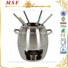 egg shaped cheese fondue set/stainless steel fondue set/fondue chocolate